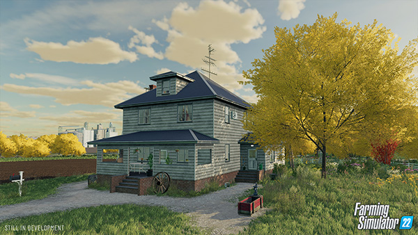 Farming Simulator 22 mods House in the fall