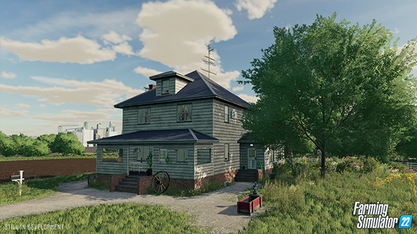Farming Simulator 22 mods House in the summer