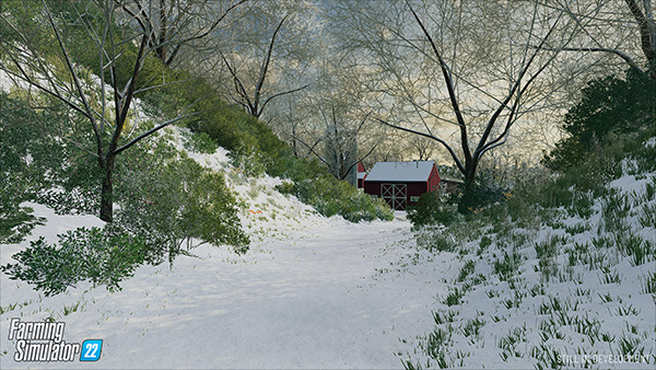 Farming Simulator 22 mods woods in the winter