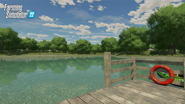 Farming Simulator 22 mods beautifal lake.